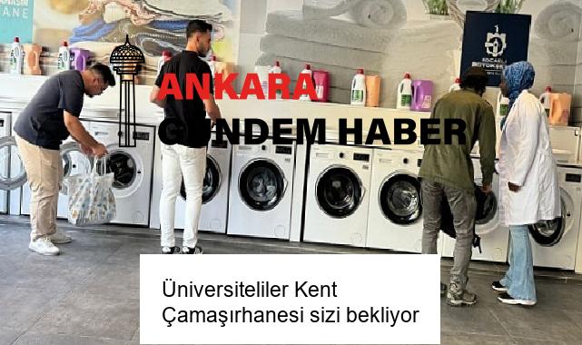 Üniversiteliler Kent Çamaşırhanesi sizi bekliyor