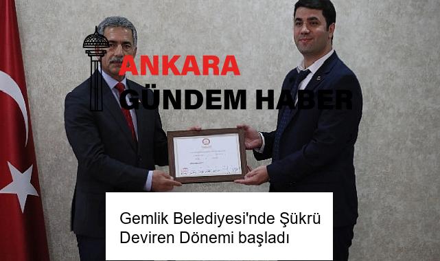 Gemlik Belediyesi’nde Şükrü Deviren Dönemi başladı
