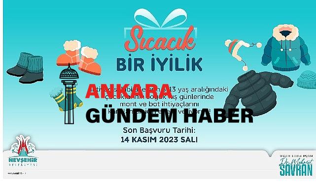 Nevşehir belediyesi’nden ihtiyaç sahibi ailelere mont ve bot desteği