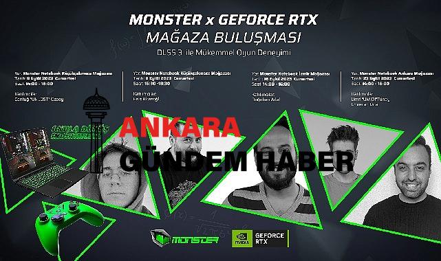 Monster x GeForce RTX Mağaza Buluşmaları başlıyor!
