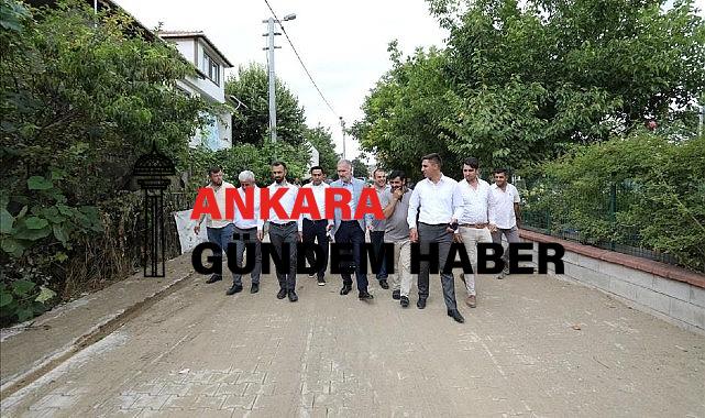Akhisar Mahallesinde 65 Sokakta Kaplama Çalışması Başlatıldı