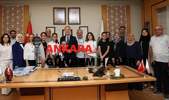 Başkan Taban Lgs Şampiyonlarını Ağırladı