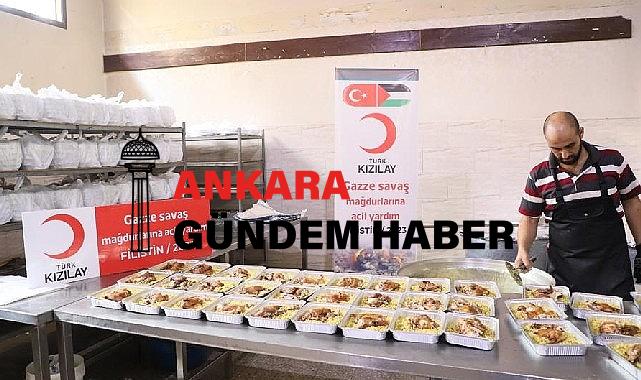 Kızılay’ın Gazze’deki Aşevi Yeniden Yemek Çıkarmaya Başladı