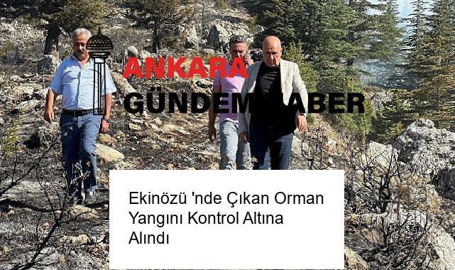 Ekinözü ‘nde Çıkan Orman Yangını Kontrol Altına Alındı