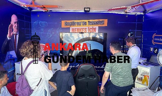 Keçiören TEKNOMER TEKNOFEST’te boy gösteriyor