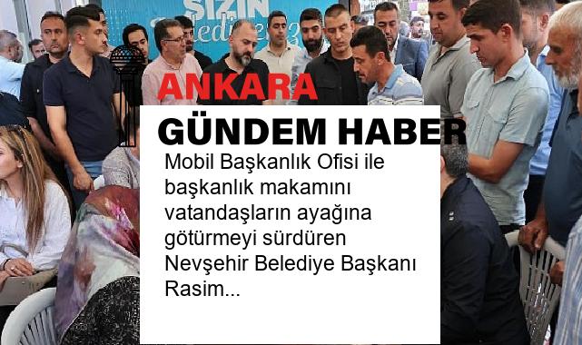 Mobil Başkanlık Ofisi ile başkanlık makamını vatandaşların ayağına götürmeyi sürdüren Nevşehir Belediye Başkanı Rasim Arı, çarpıcı açıklamalar yaptı