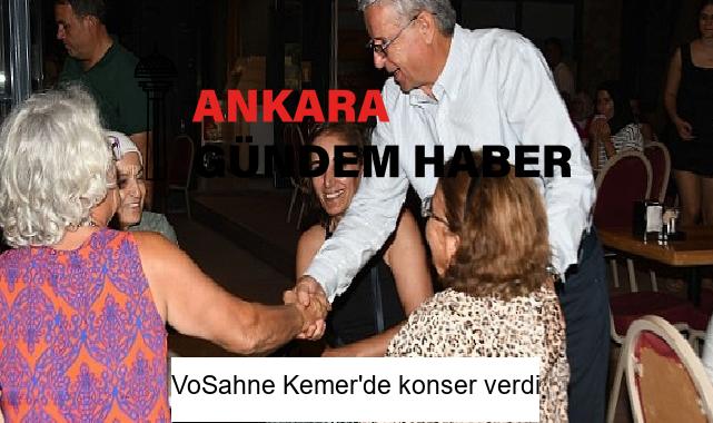 VoSahne Kemer’de konser verdi