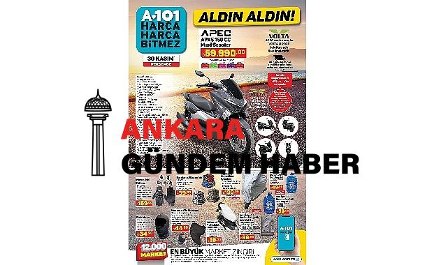 Kasım Ayının Son Gününde A101’den Kaçırılmayacak Maxi Scooter Fırsatı