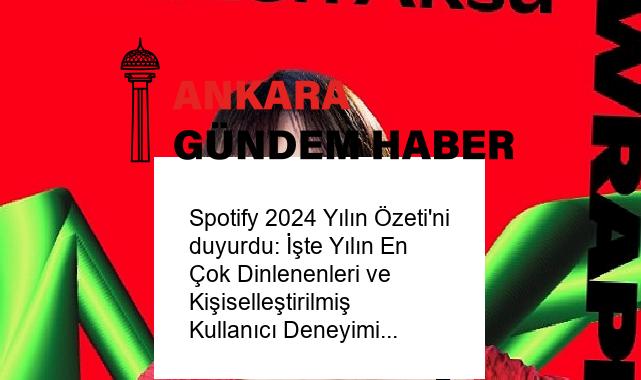 Spotify 2024 Yılın Özeti’ni duyurdu: İşte Yılın En Çok Dinlenenleri ve Kişiselleştirilmiş Kullanıcı Deneyimi