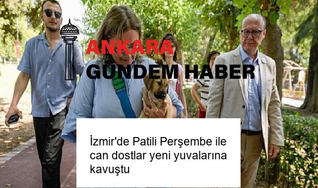 İzmir’de Patili Perşembe ile can dostlar yeni yuvalarına kavuştu