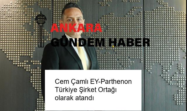 Cem Çamlı EY-Parthenon Türkiye Şirket Ortağı olarak atandı