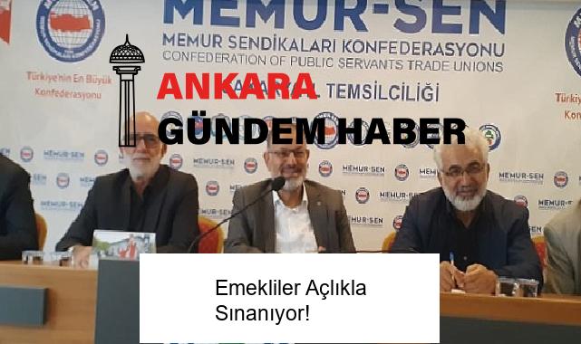 Emekliler Açlıkla Sınanıyor!