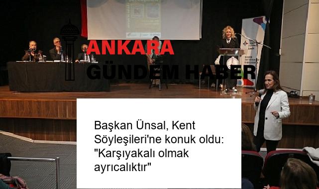 Başkan Ünsal, Kent Söyleşileri’ne konuk oldu: “Karşıyakalı olmak ayrıcalıktır”