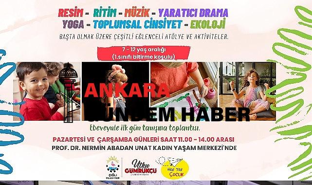 Çiğli’de Çocuk Atölyeleri Kuruluyor