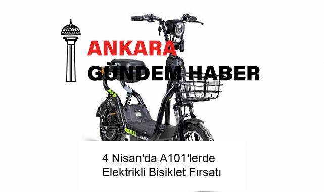 4 Nisan’da A101’lerde Elektrikli Bisiklet Fırsatı