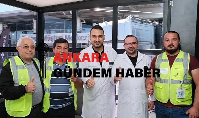 Mercedes-Benz Türk’ün Sıhhat Bakım Tırı sürücüleri kendi meskeninde ağırladı