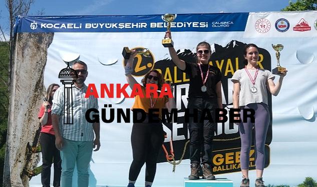 Ballıkayalar Tırmanış Şenliği’nde kupalar sahiplerini buldu