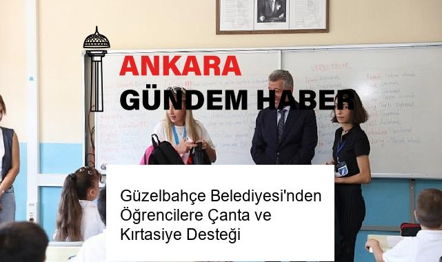 Güzelbahçe Belediyesi’nden Öğrencilere Çanta ve Kırtasiye Desteği
