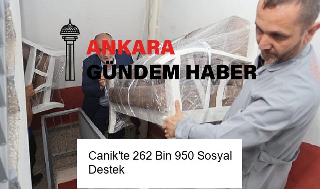 Canik’te 262 Bin 950 Sosyal Destek