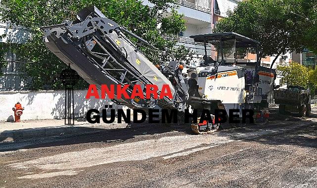 Karabağlar’da asfaltlama çalışmaları sıcak dinlemiyor