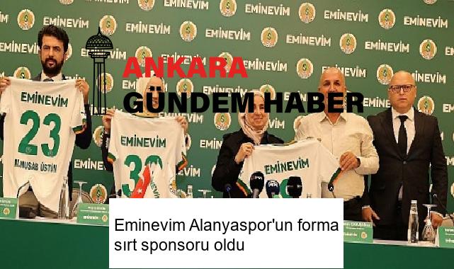 Eminevim Alanyaspor’un forma sırt sponsoru oldu