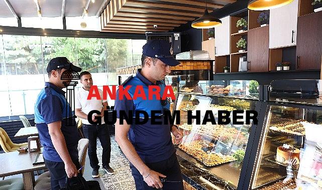 Çankaya Belediyesi zabıtasından Bayram kontrolü
