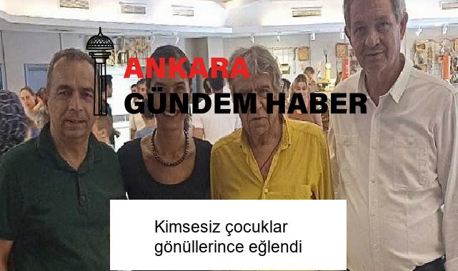 Kimsesiz çocuklar gönüllerince eğlendi