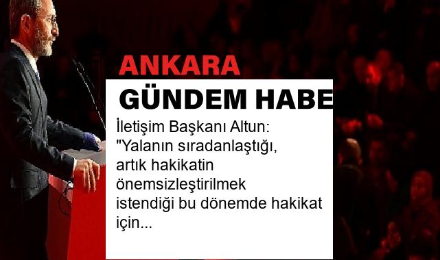 İletişim Başkanı Altun: “Yalanın sıradanlaştığı, artık hakikatin önemsizleştirilmek istendiği bu dönemde hakikat için verilen mücadele, en şerefli mücadeledir”