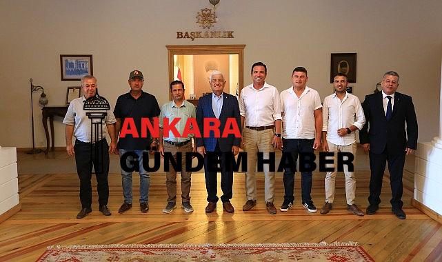 Datça Muhtarlarından Başkan Gürün’e teşekkür ziyareti