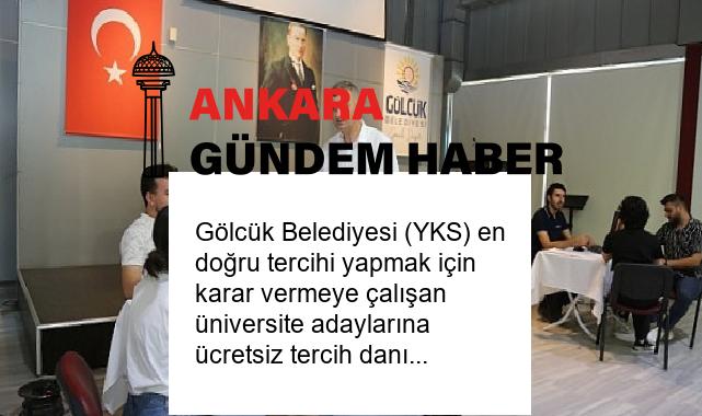 Gölcük Belediyesi (YKS) en doğru tercihi yapmak için karar vermeye çalışan üniversite adaylarına ücretsiz tercih danışmanlığı verecek