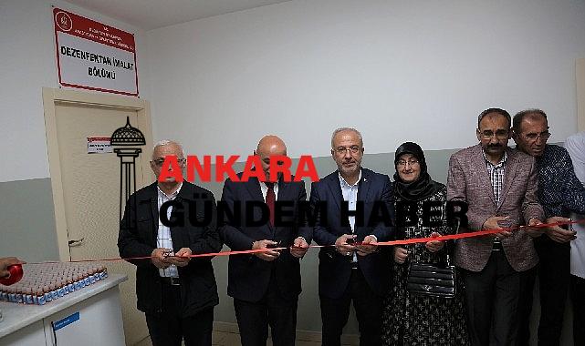 Keçiören’de sıvı savun ve yüzey temizleyicisi üretim atölyesi hizmete açıldı