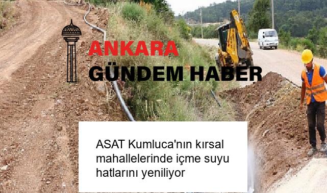 ASAT Kumluca’nın kırsal mahallelerinde içme suyu hatlarını yeniliyor