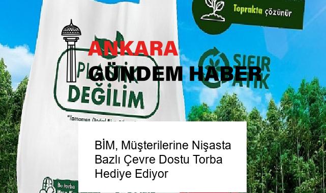 BİM, Müşterilerine Nişasta Bazlı Çevre Dostu Torba Hediye Ediyor