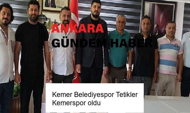 Kemer Belediyespor Tetikler Kemerspor oldu