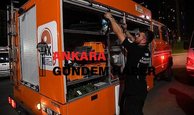 BAK Kadıköy, yangın söndürme çalışmalarına destek için Çanakkale’de