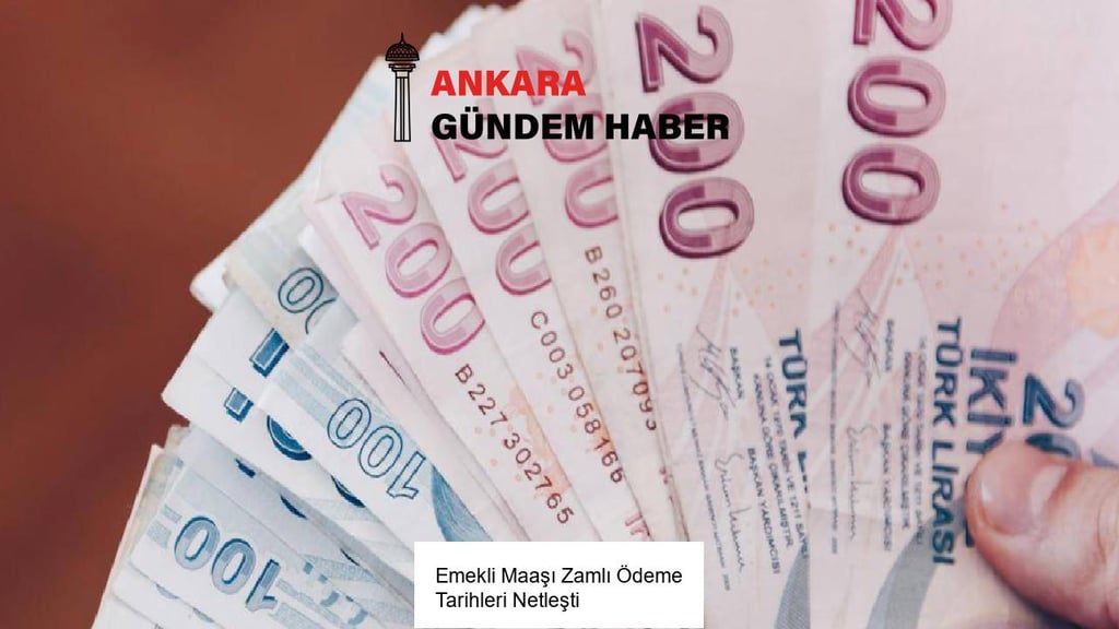 Emekli Maaşı Zamlı Ödeme Tarihleri Netleşti