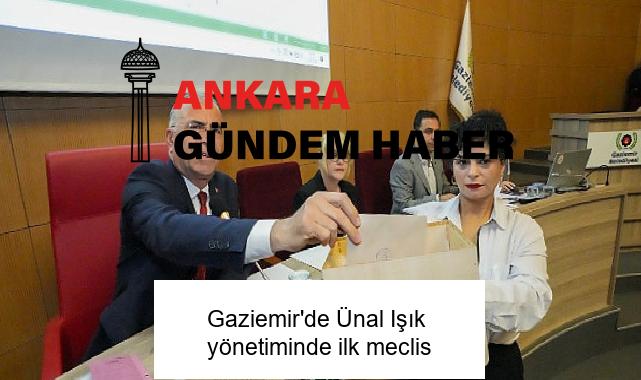 Gaziemir’de Ünal Işık yönetiminde ilk meclis