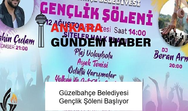Güzelbahçe Belediyesi Gençlik Şöleni Başlıyor