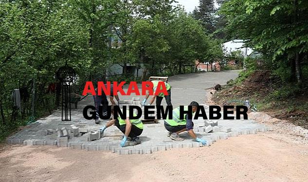 Mezit Mahallesi’nin Yolları Parke Taşla Kaplanıyor