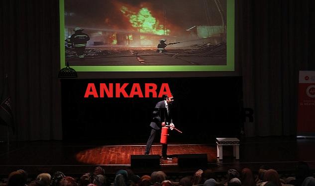 Konya Büyükşehir İtfaiyesi’nden Kur’an Kursu Öğreticilerine “Yangın ve İlkyardım” Semineri