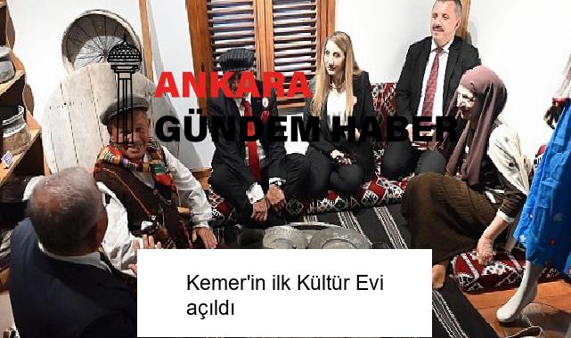 Kemer’in ilk Kültür Evi açıldı