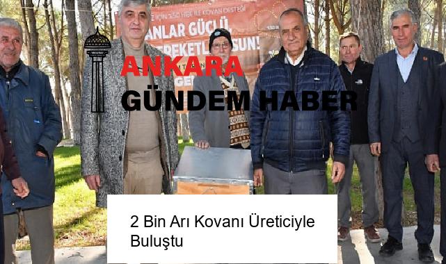 2 Bin Arı Kovanı Üreticiyle Buluştu