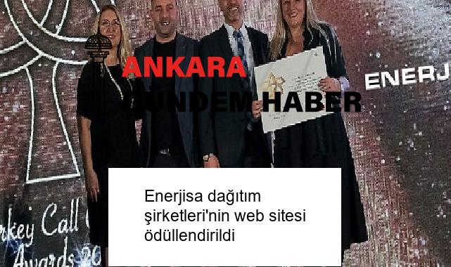 Enerjisa dağıtım şirketleri’nin web sitesi ödüllendirildi