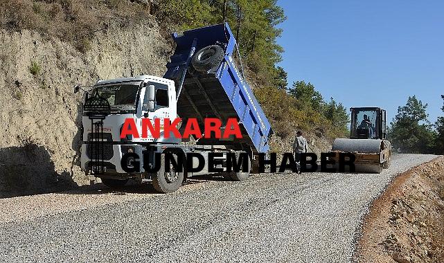 Alanya Katı Atık Tesisi yolu asfaltlandı