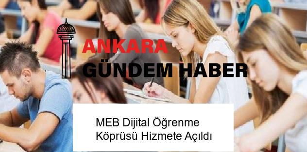 MEB Dijital Öğrenme Köprüsü Hizmete Açıldı