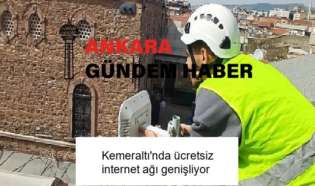 Kemeraltı’nda ücretsiz internet ağı genişliyor