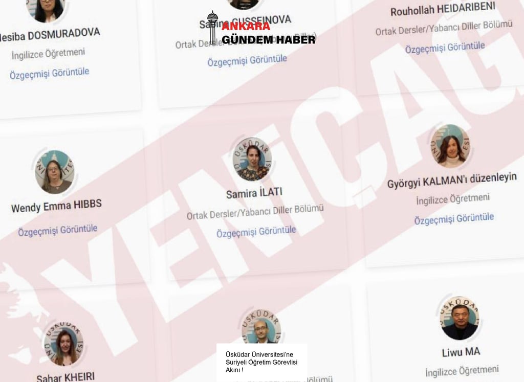 Üsküdar Üniversitesi’ne Suriyeli Öğretim Görevlisi Akını !