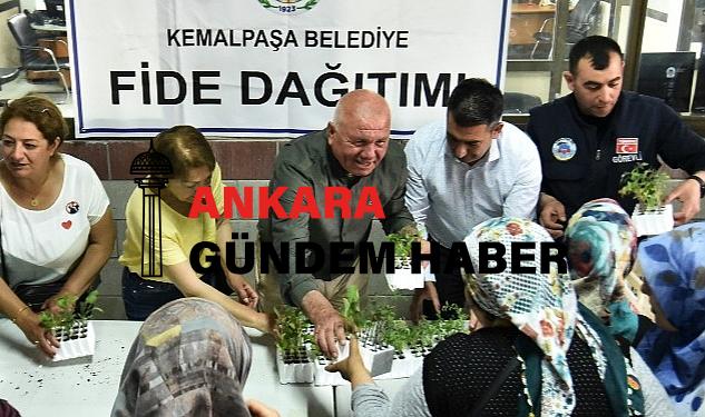 Kemalpaşa’da Fideler Toprakla Buluşuyor