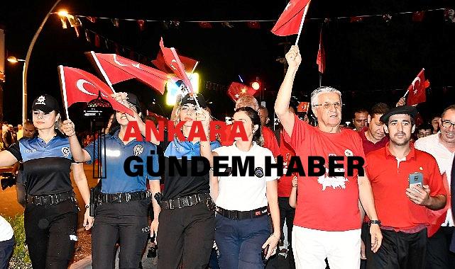 Cumhuriyet’in 100’ncü yılı Kemer’de coşkuyla kutlanıyor