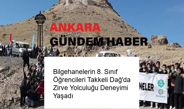 Bilgehanelerin 8. Sınıf Öğrencileri Takkeli Dağ’da Zirve Yolculuğu Deneyimi Yaşadı